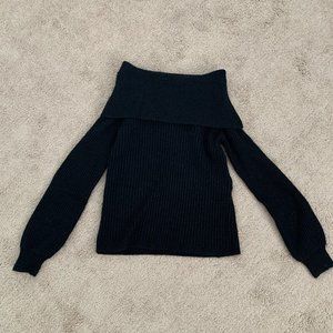 off shoulder sweater